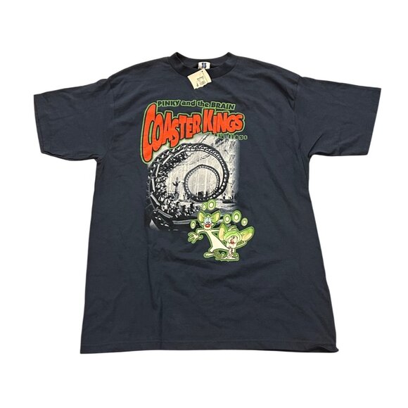 Warner Bros. Other - Rare Vintage 1997 Pinky and the Brain Coaster Kings Six Flags T-Shirt Men's XL